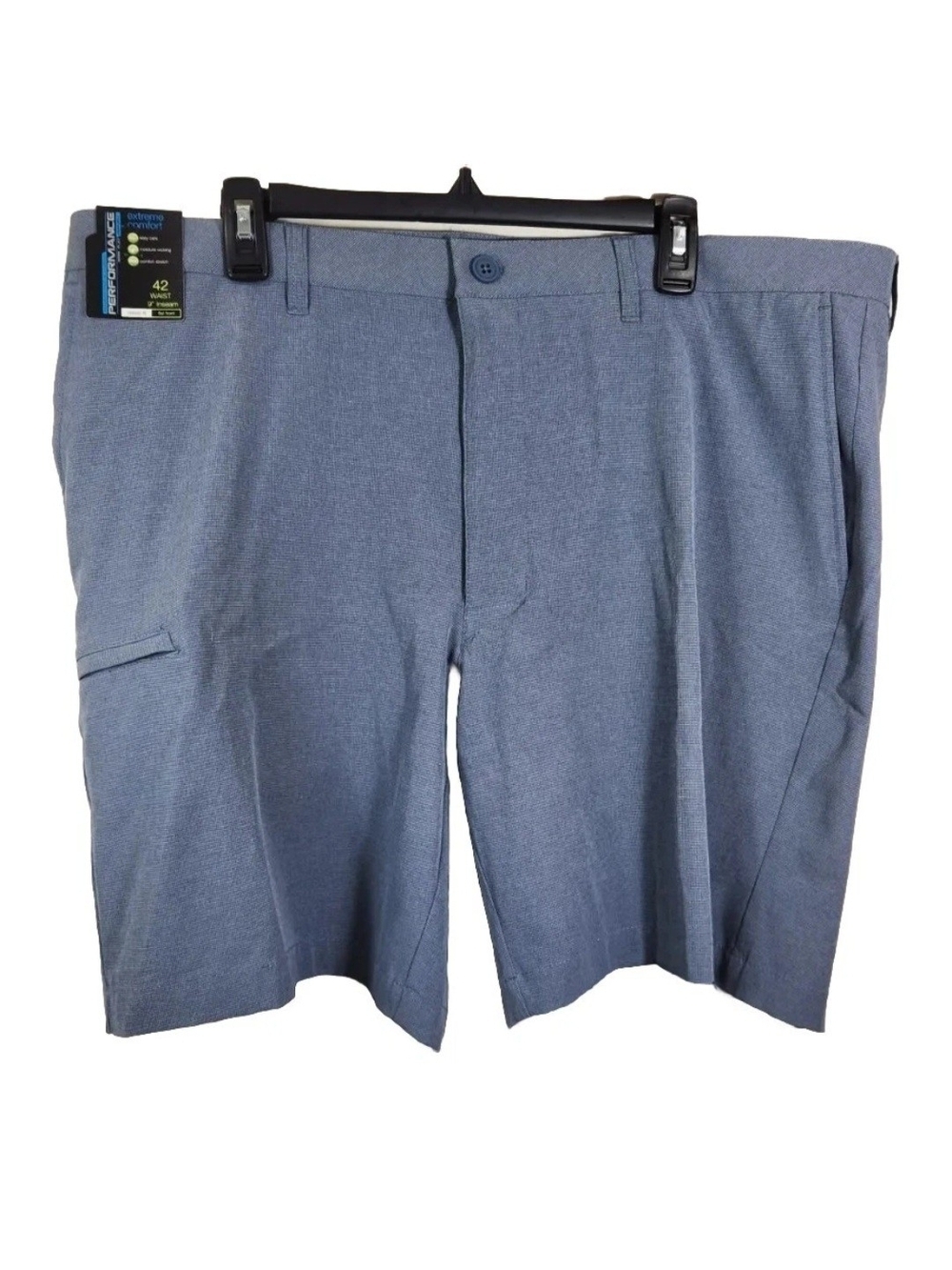 Roundtree & Yorke Mens Size 42 Performance classic fit/flat front shorts New 02